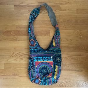 HIPPIE Boho Crossbody Sack Bag 🌻🍃